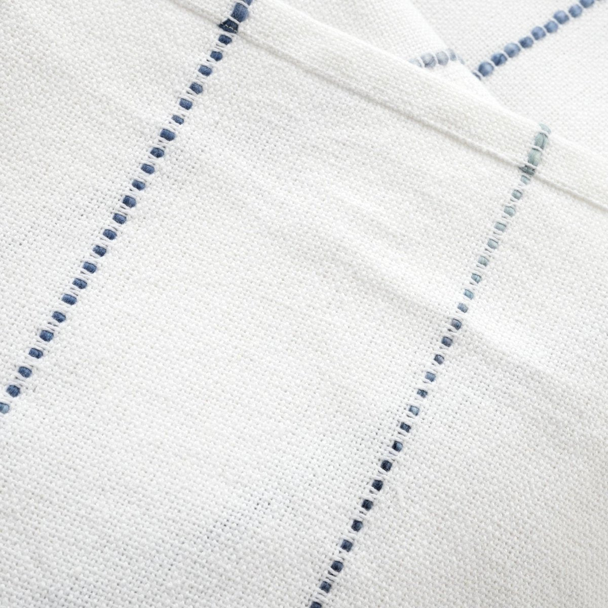 Ombre Stripe Yarn Dyed Recycled Cotton Blend Throw