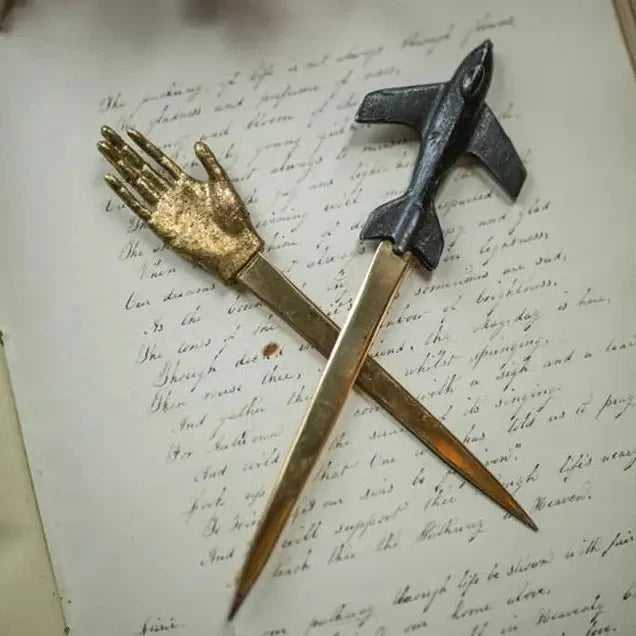 Pewter Airplane Letter Opener