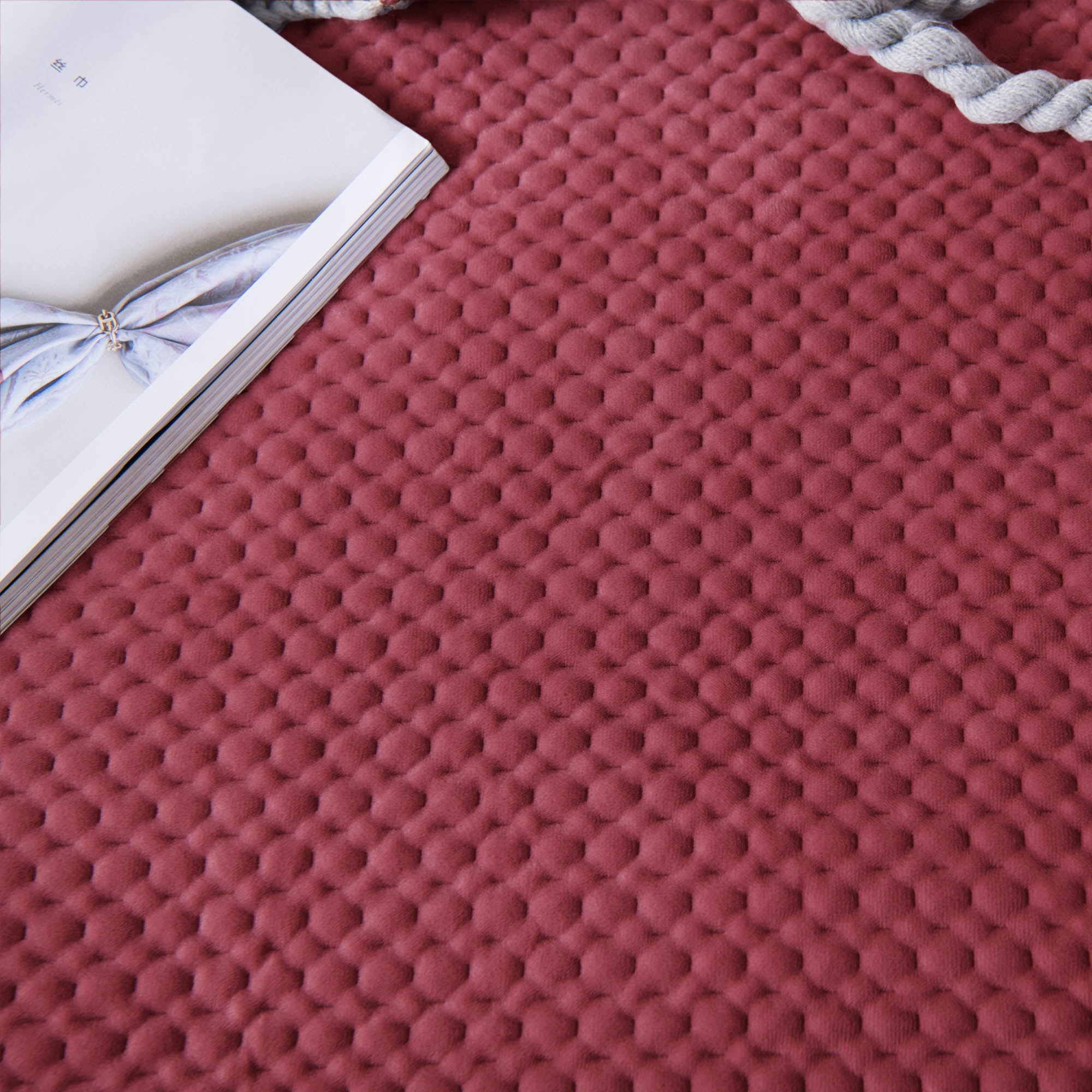 Kasentex All Season Cozy Velvet Quilt Set with Shams, Queen, King, Room Decor, Graduation Gifts