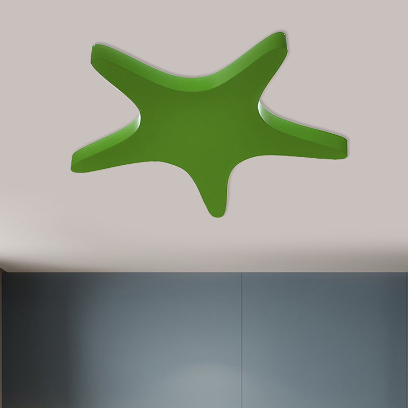 Emily Yellow/Orange/Blue LED Cartoon Star Ceiling Light for Kids Room