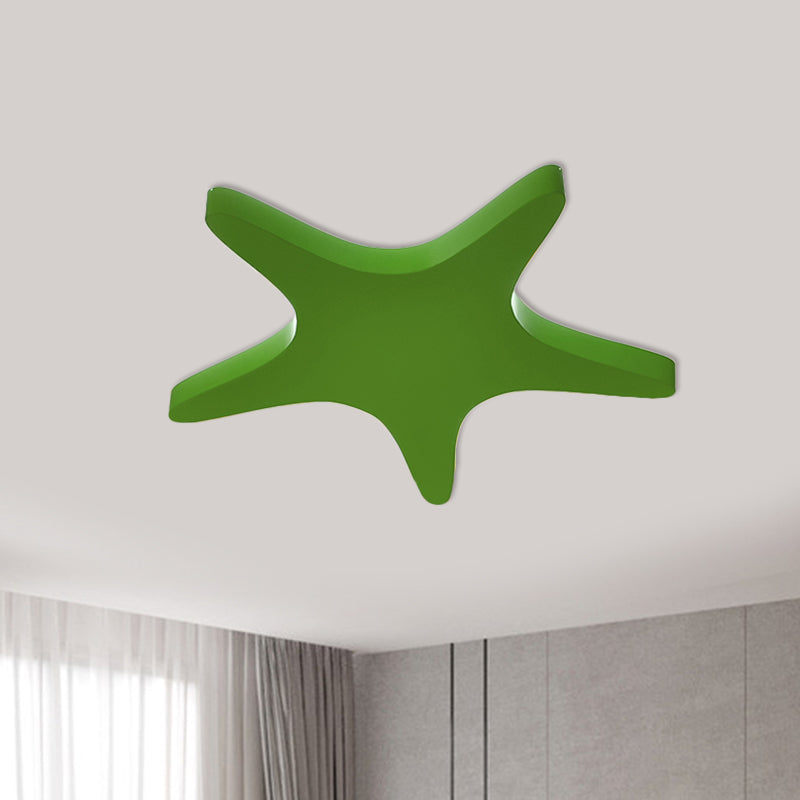 Emily Yellow/Orange/Blue LED Cartoon Star Ceiling Light for Kids Room