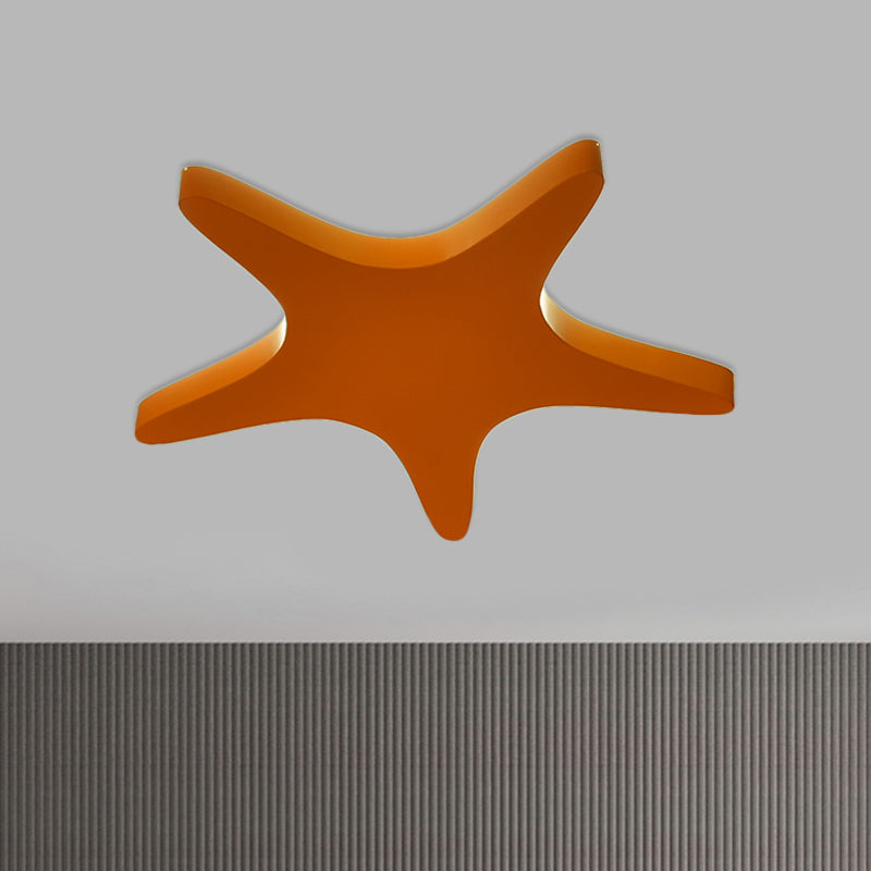 Emily Yellow/Orange/Blue LED Cartoon Star Ceiling Light for Kids Room