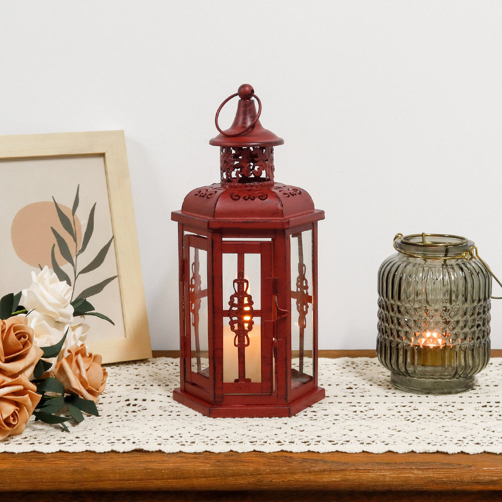 10“H Vintage Hanging Lantern-0