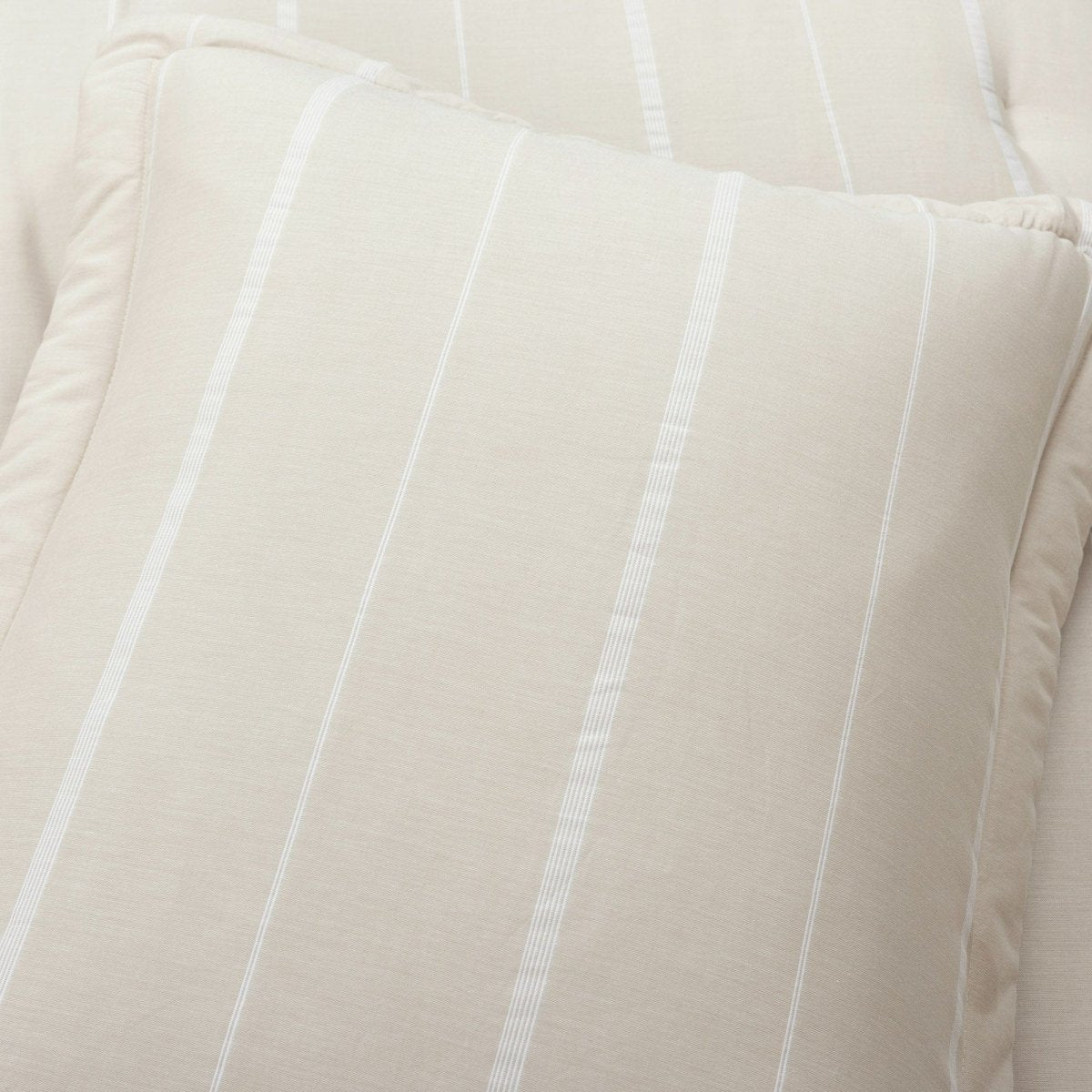 Classic Farmhouse Chalk Stripe 3 Piece Comforter Set