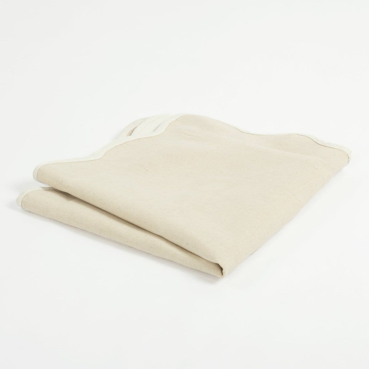 Coastal Chic Scalloped Edge Throw Pillow Cover