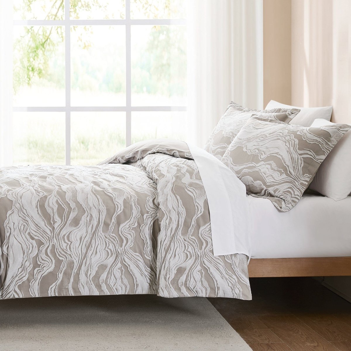 Cascade Wave Duvet Cover Set