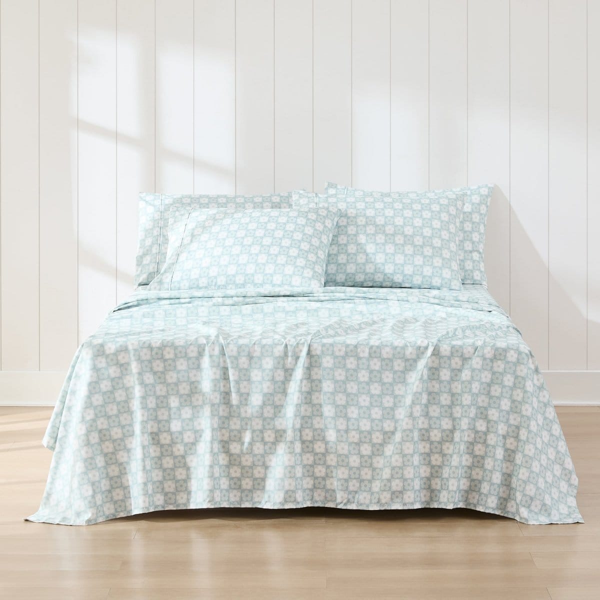 Daisy Checkered Sheet Set