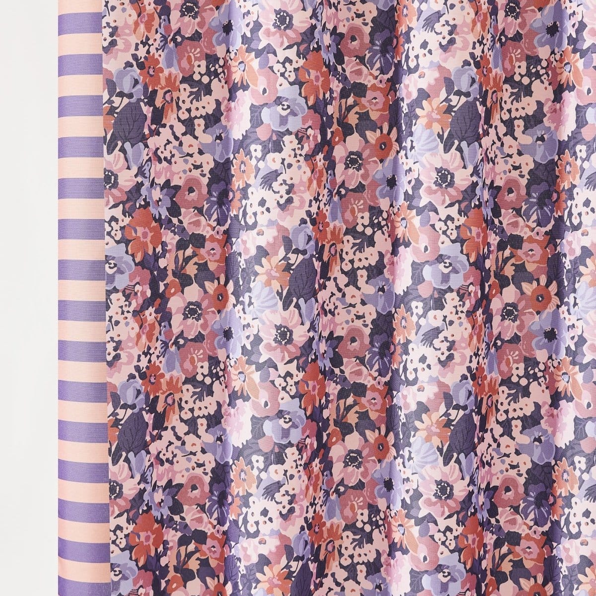 Alicia Camo Floral Shower Curtain