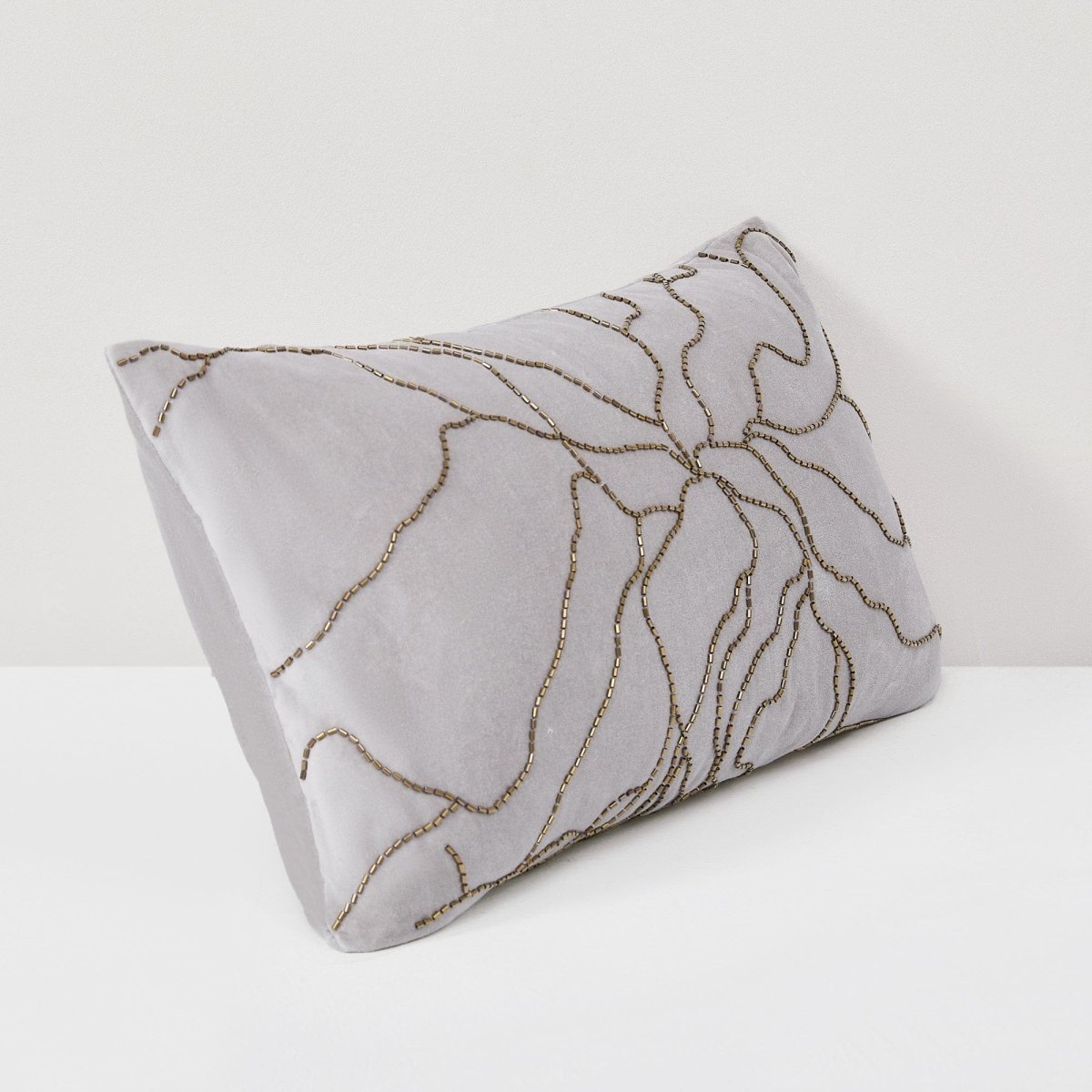 Roots Velvet Decorative Pillow Cover