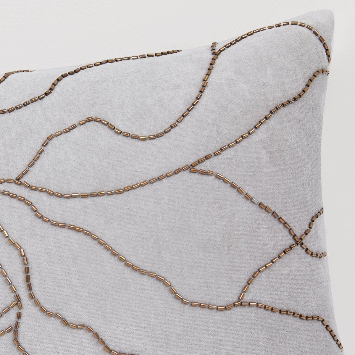 Roots Velvet Decorative Pillow Cover