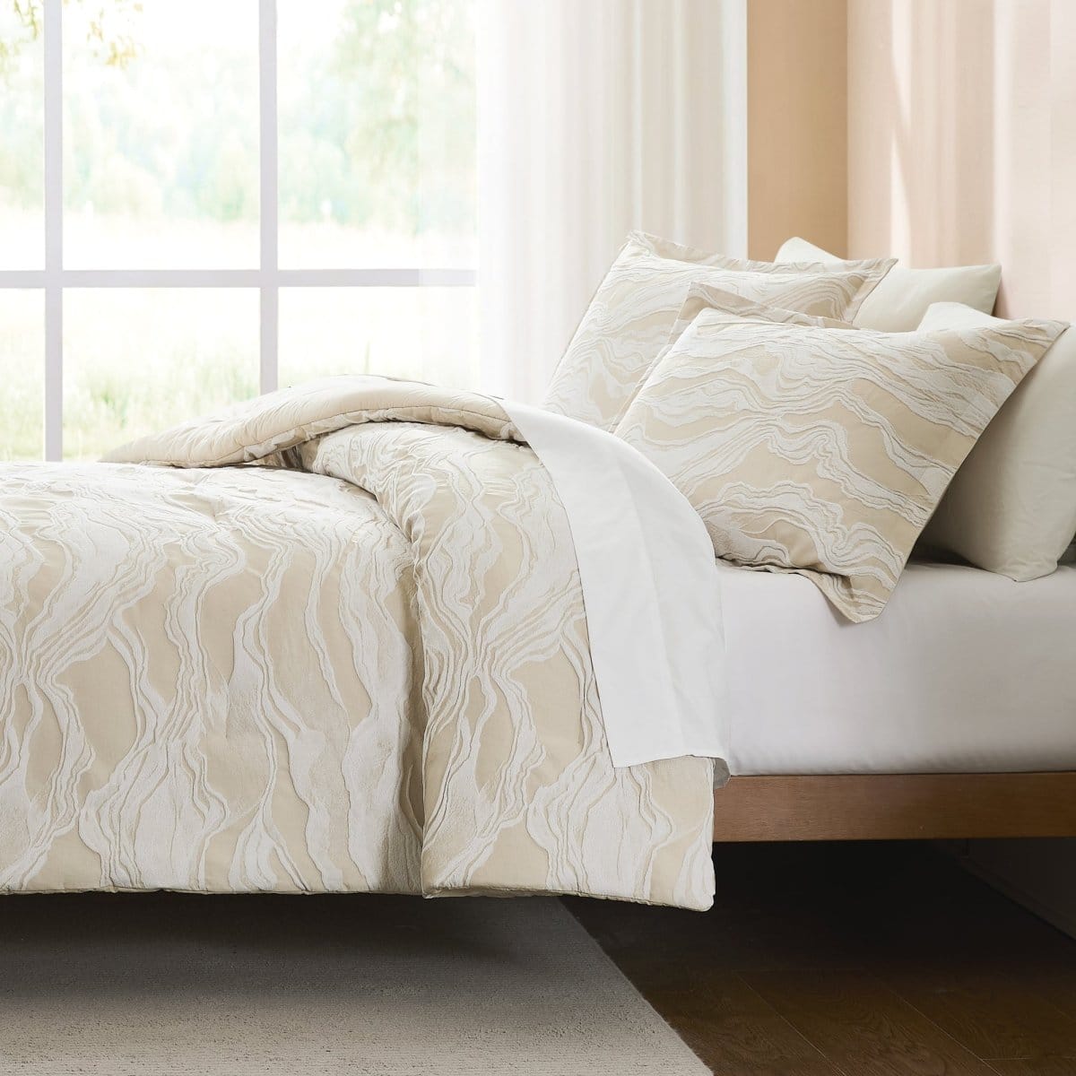 Cascade Wave Comforter Set