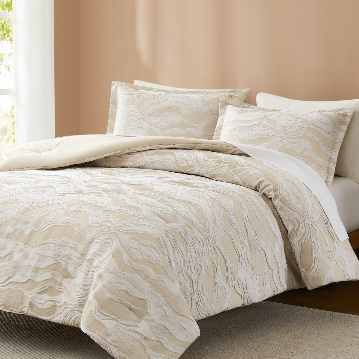 Cascade Wave Comforter Set