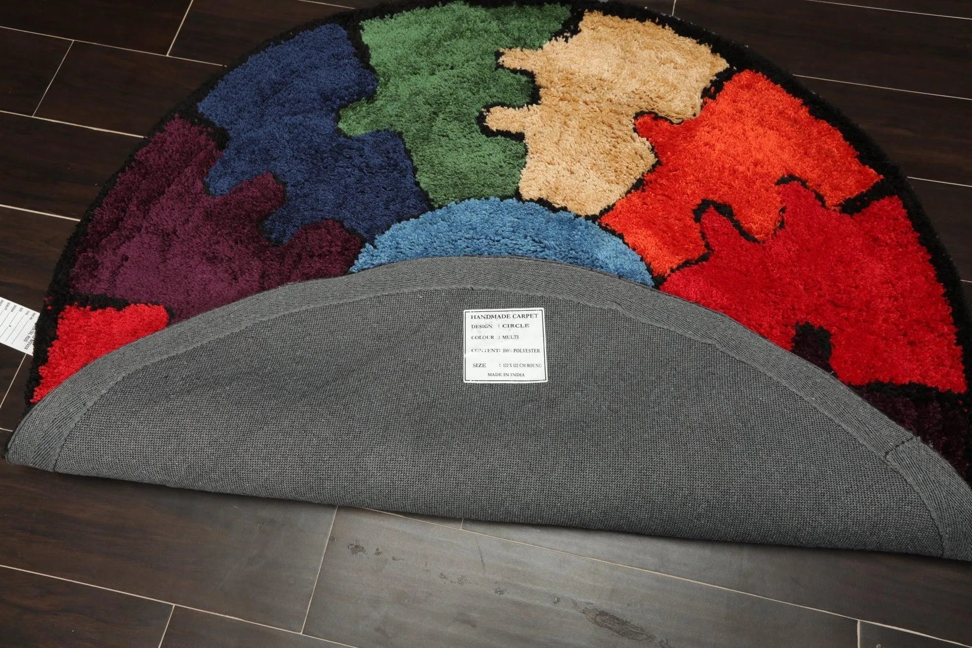 4' x4' Round Oriental Area Persian Rug