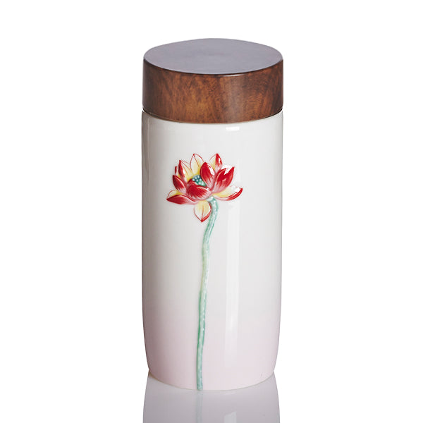 Lotus Beauty Tea Tumbler-2