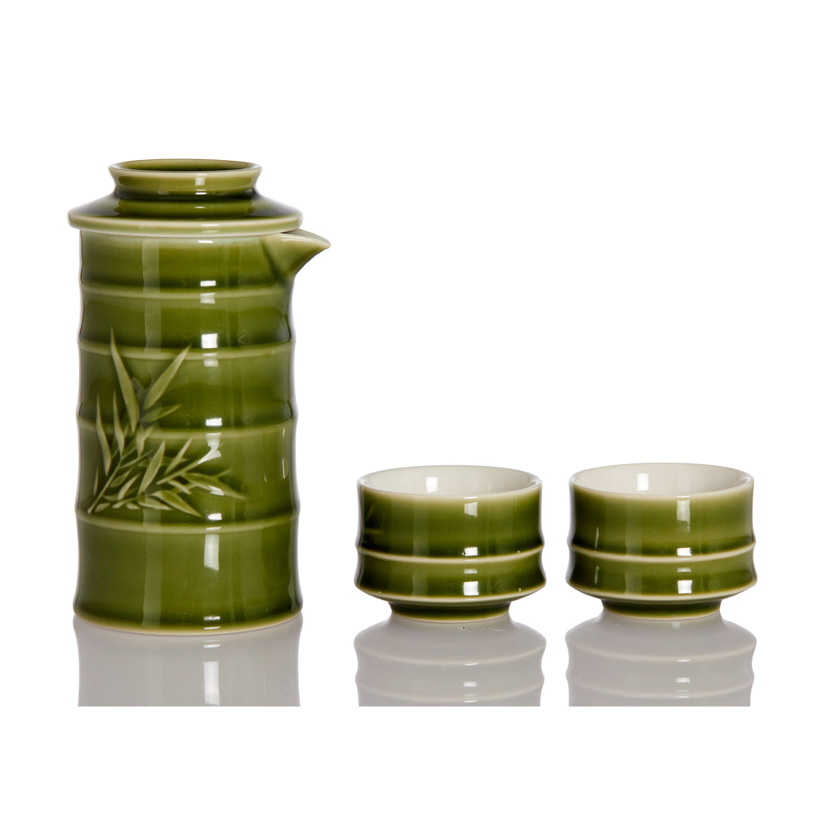 Bamboo Kung Fu Tea Set ( 1 Pot with 2 Cups )-2