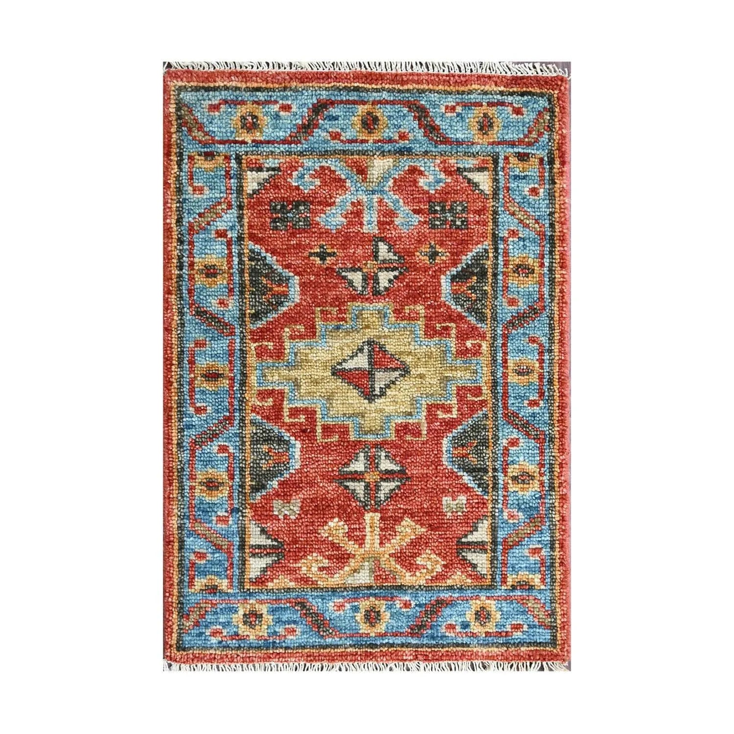 Multi Sizes Coral Hand Knotted Arts & Crafts/Mission Oushak Wool Oriental Area Rug