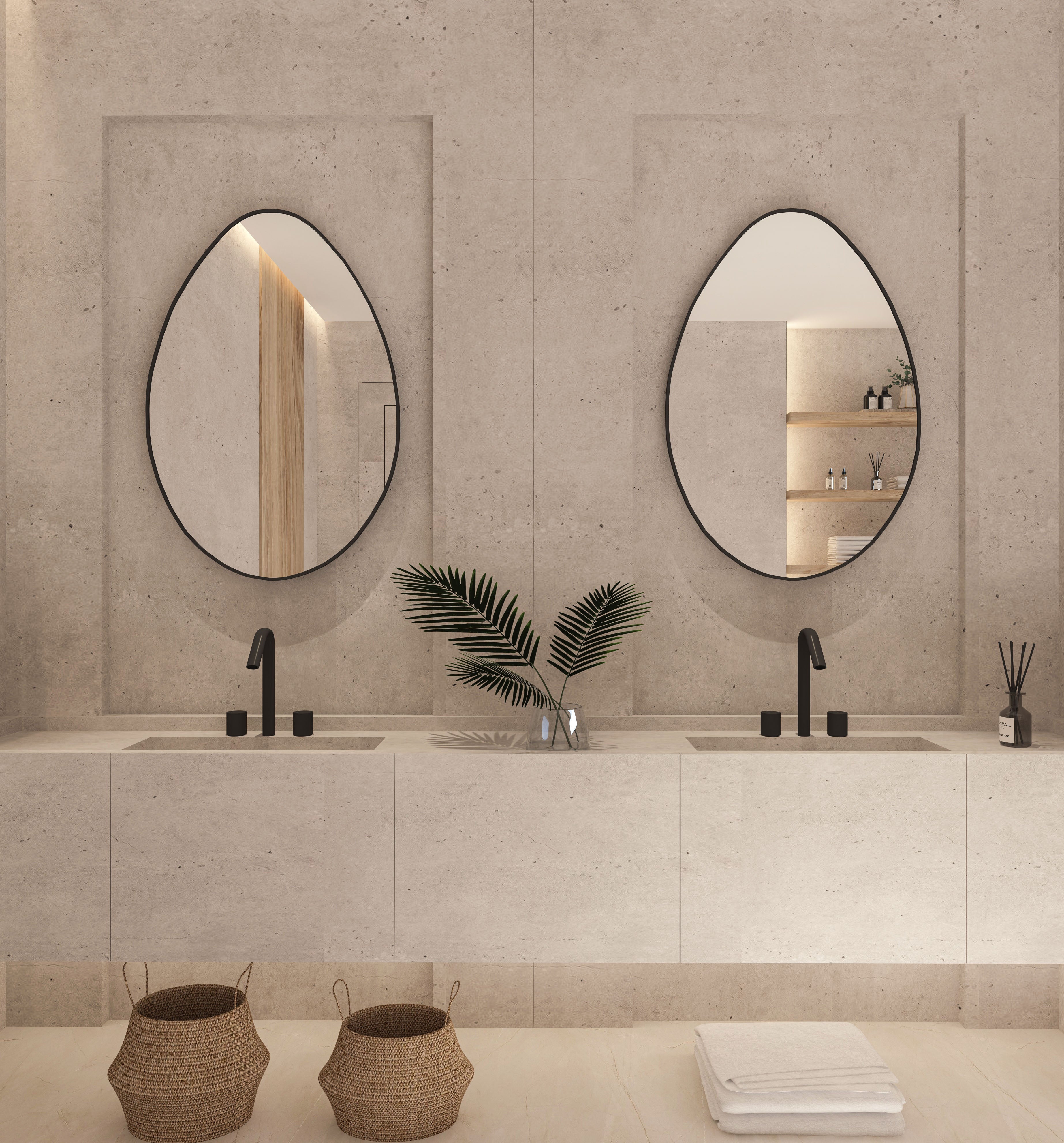Jupiter Irregular Design Mirror