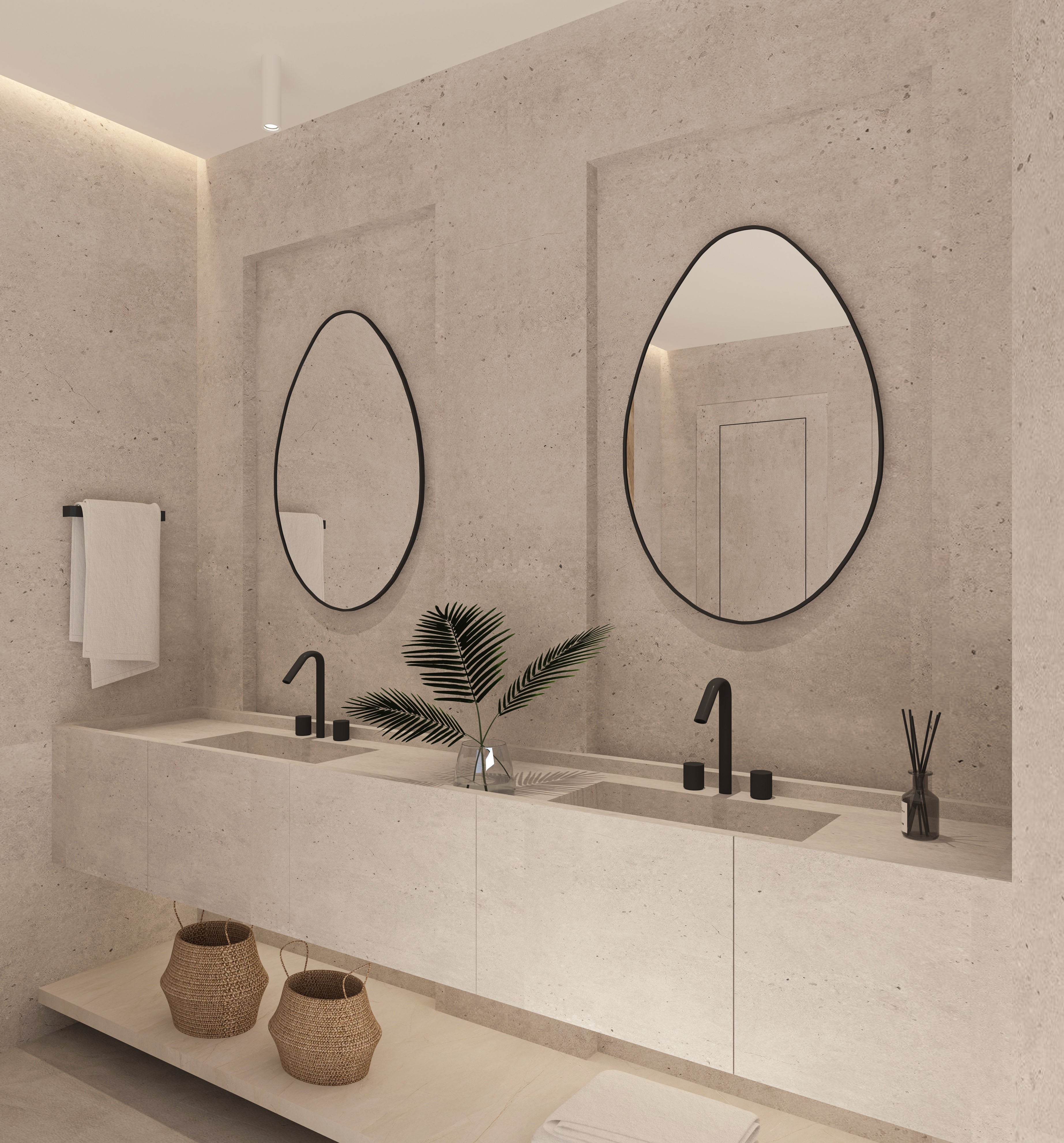 Jupiter Irregular Design Mirror