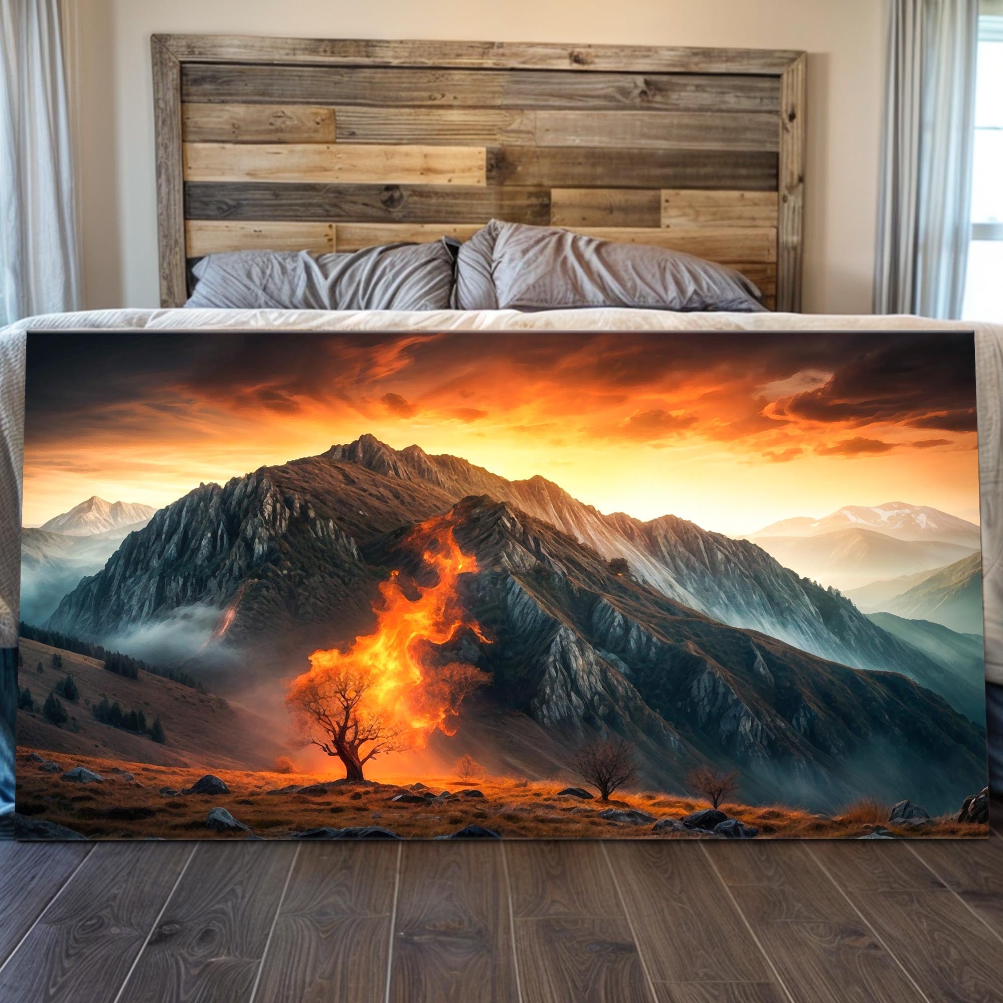 Burning Bush - Faith Wall Art XIII