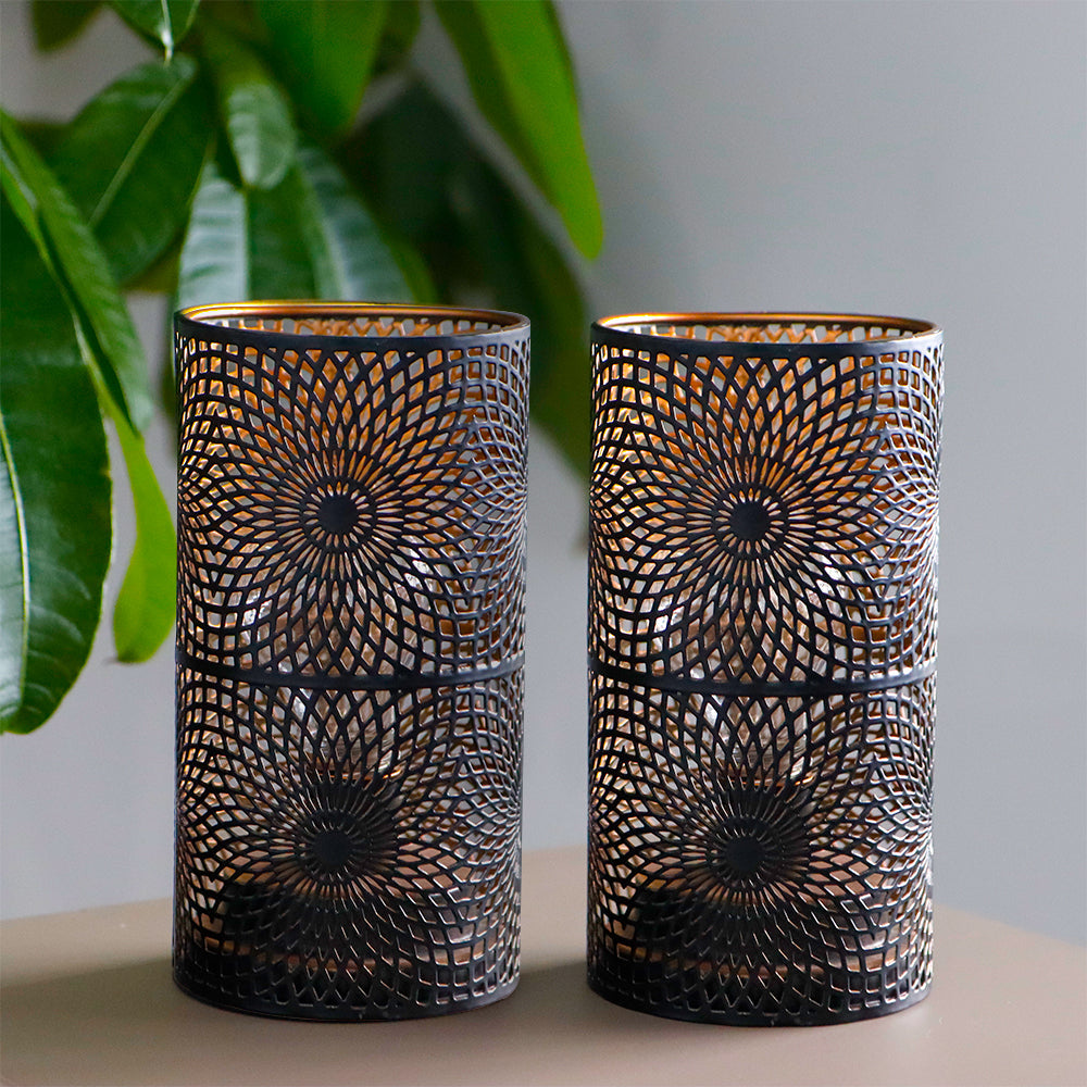 JHY DESIGN Two-Piece White Metal Battery-Powered Unit-0