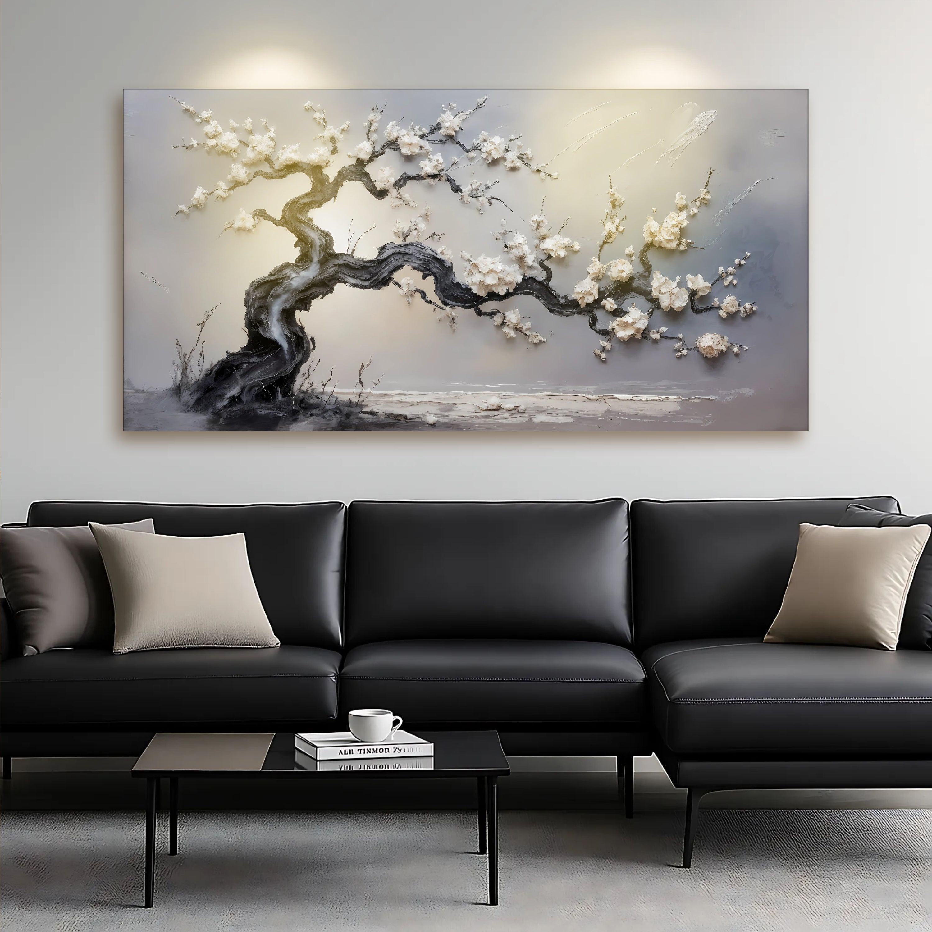 White Blossom Wall Art