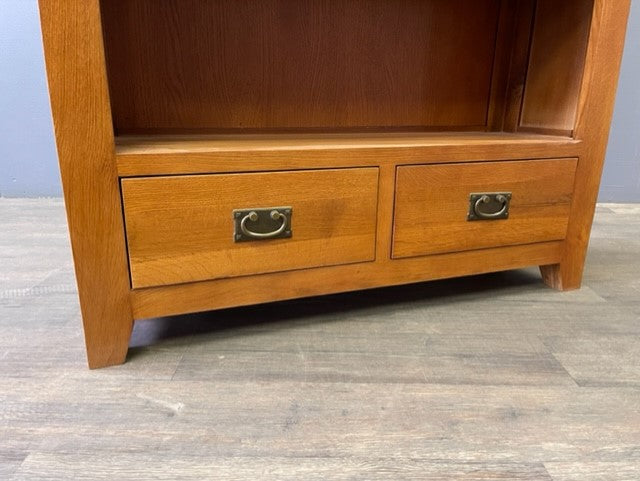 Mission Open Shelf Bookcase - Walnut