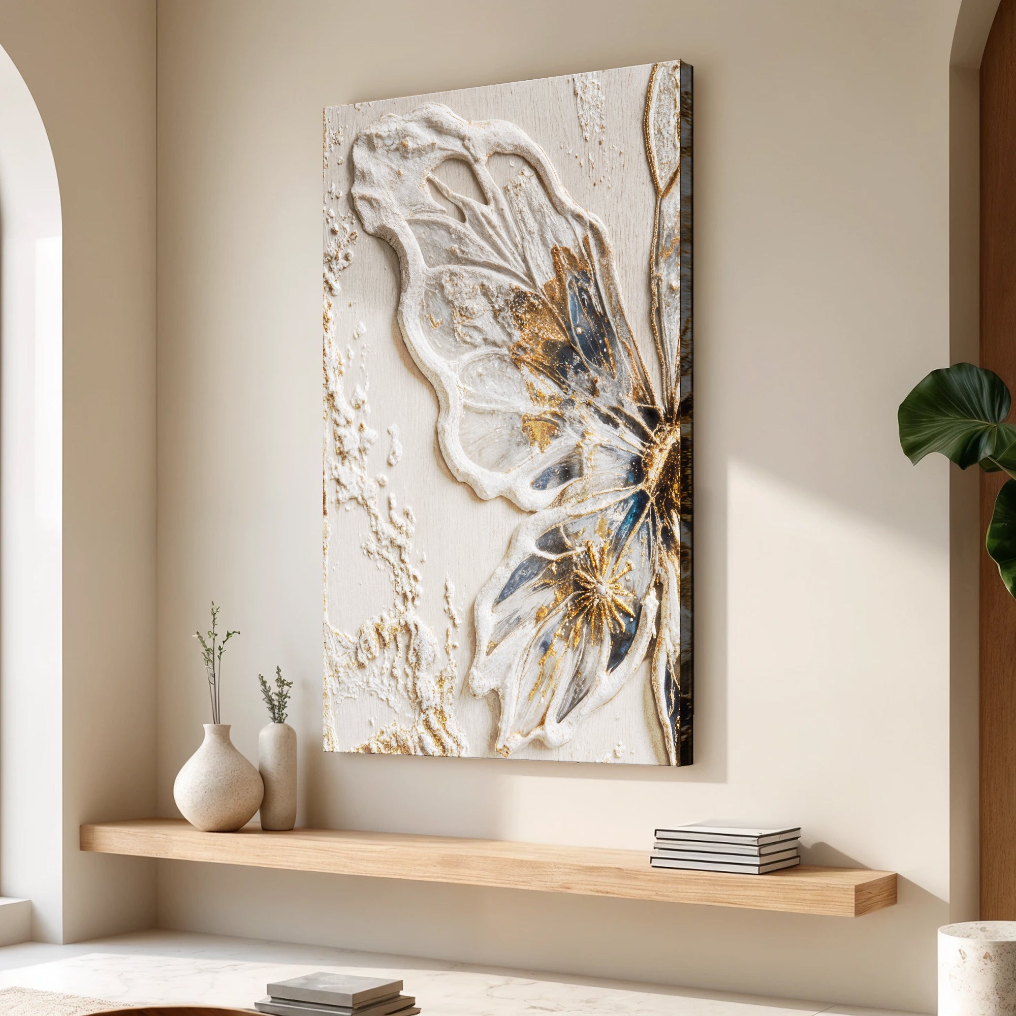 Half Butterfly Wall Art