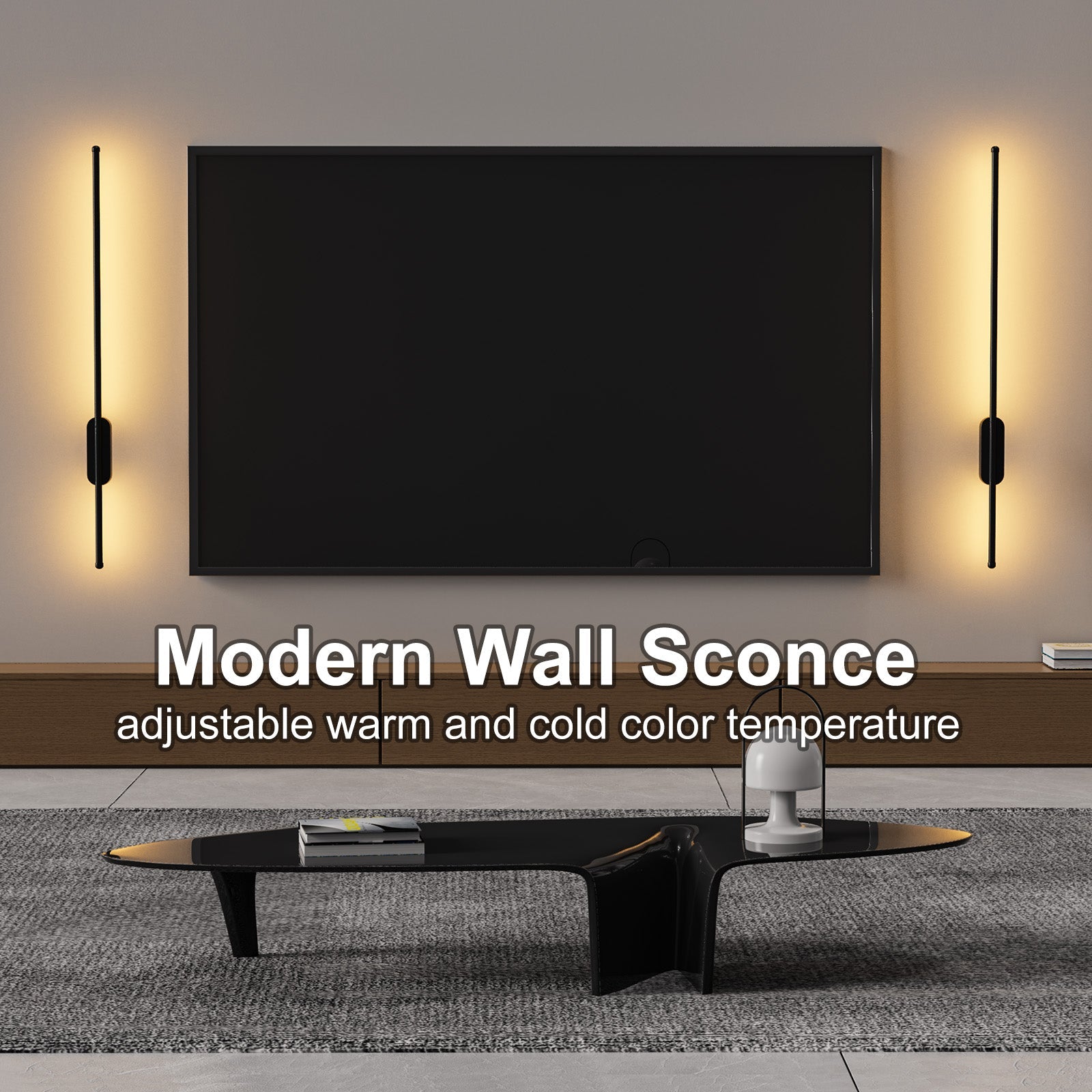 2PCS Minimalist Wall lights, Linear Sconces-3