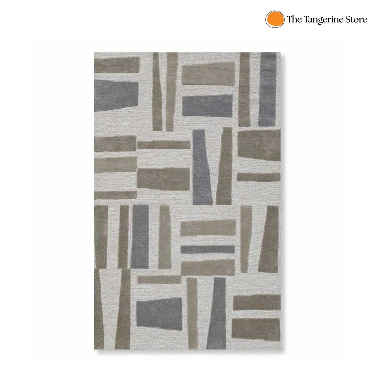 Handcrafted Rug/Carpet | Pure Wool | Hand Tufted | High Pile | High Density | Yarn Dyed | Eggshell Color.-0