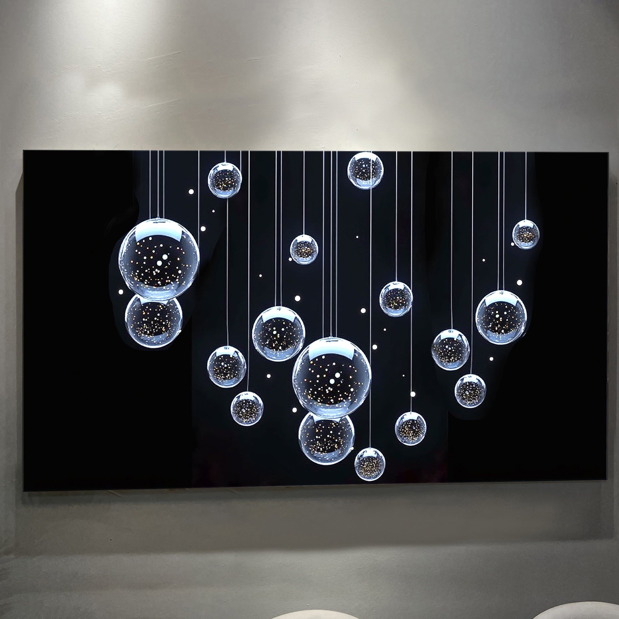Modern Abstract Bubbles Wall Art