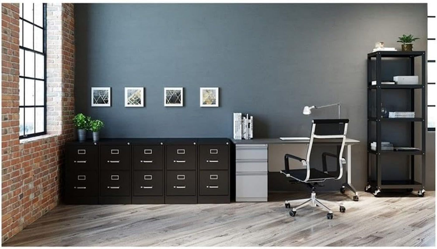 28.38 Inch Vertical Filing Cabinet Lockable Metal For Home Office Use Pre Assembled Letter Size Compatible