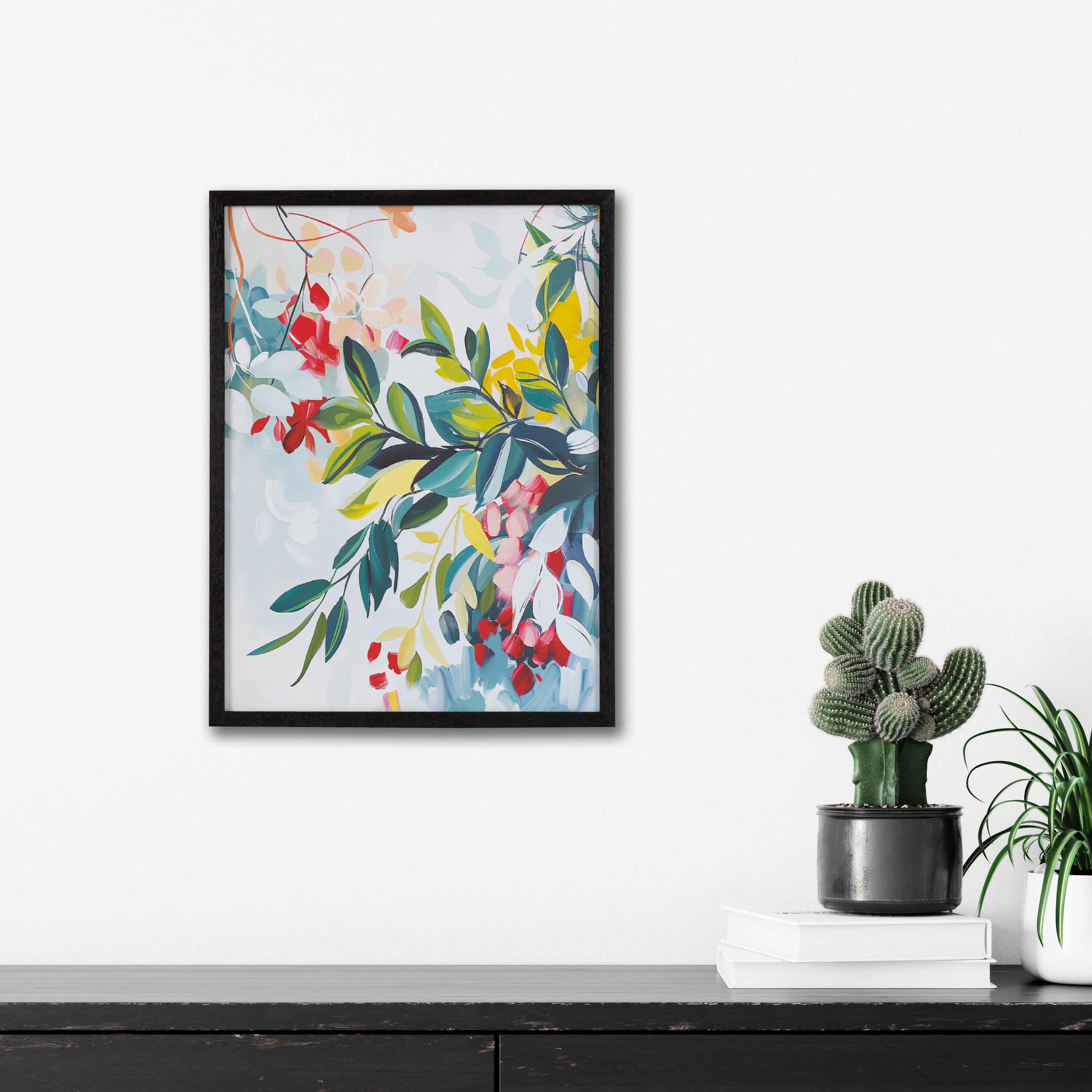 Gallery Jewel Tone Botanical Abstract Print by The Creative Bunch Studio