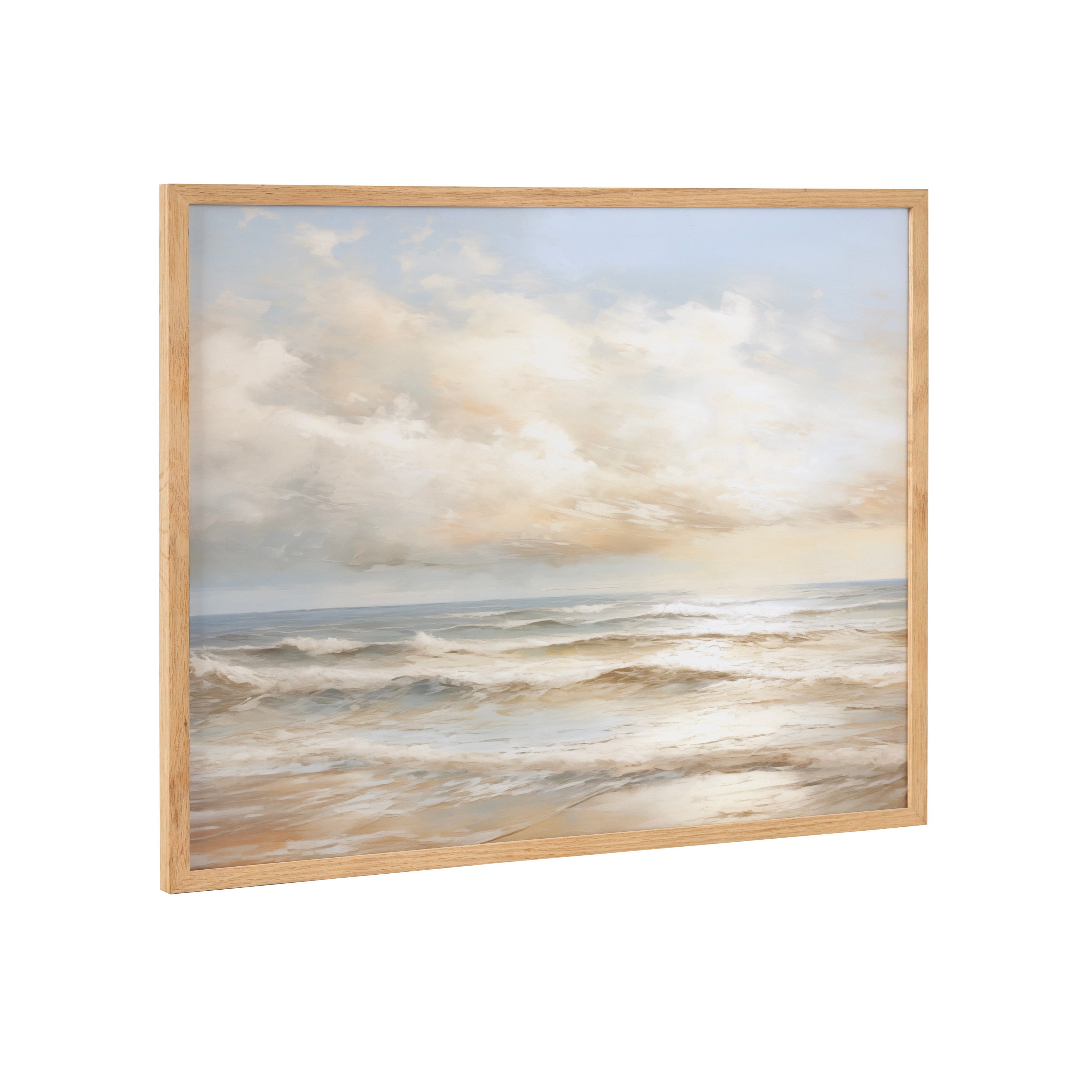 Gallery Beach Waves Sunset Cloud Landscape Print by The Creative Bunch Studio