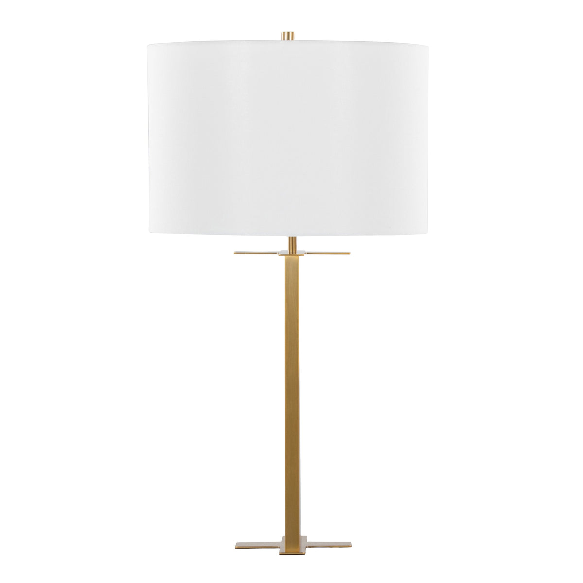 28" Metal Table Lamp in Antique