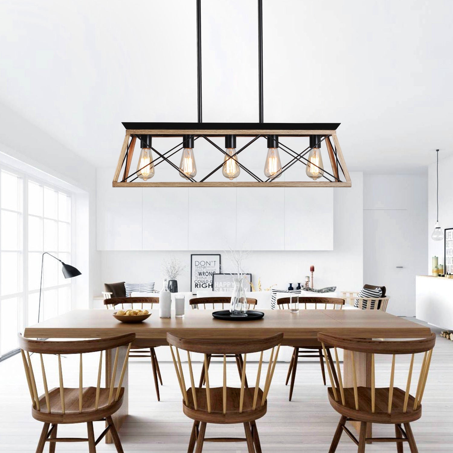 5-Light Farmhouse Chandeliers-1