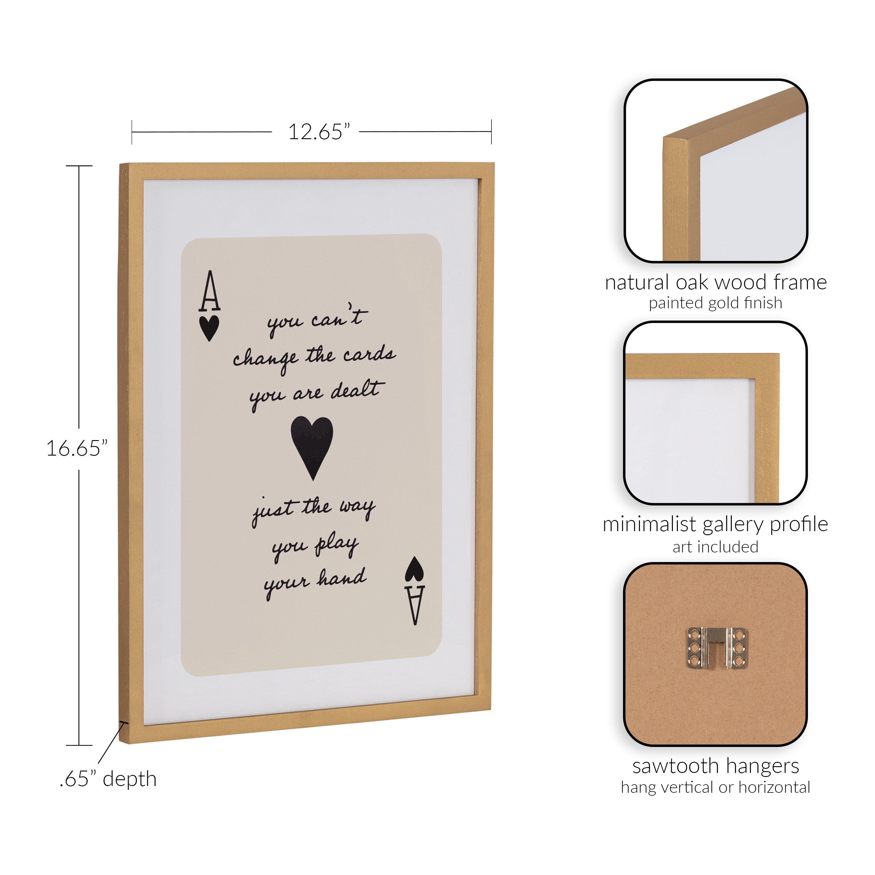 Gallery Ace of Heart Cards Positive Quote Print by The Creative Bunch Studio