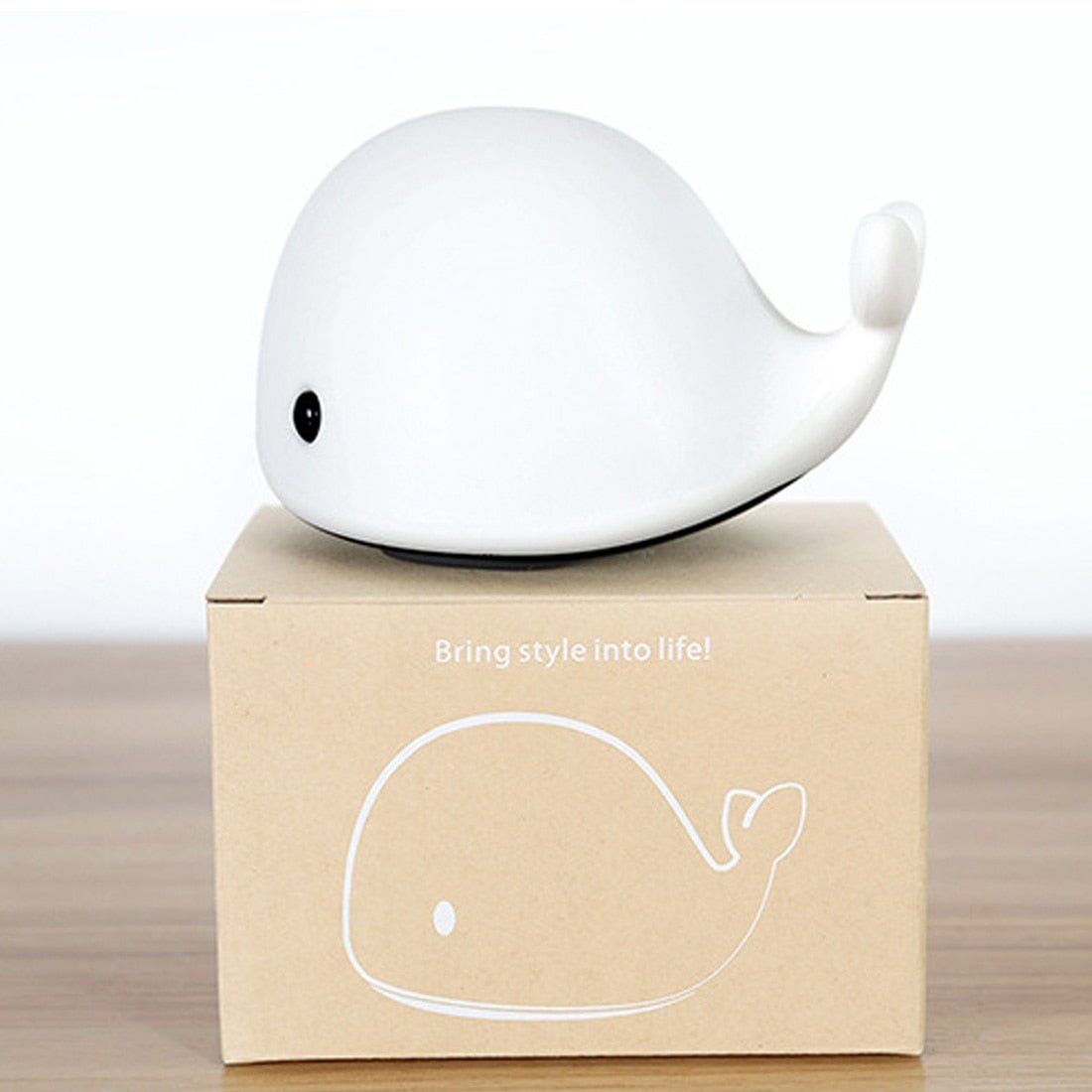 1pc Baby Room LED Night Lights Whale Cartoon Night Light kids Bedroom Table Sleeping Lamps Children Christmas Lamp Gift-0