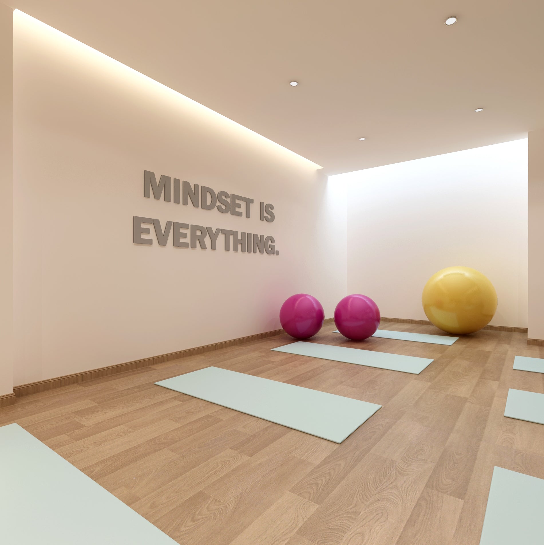 Mindset is Everything Wall Decor 3D-3