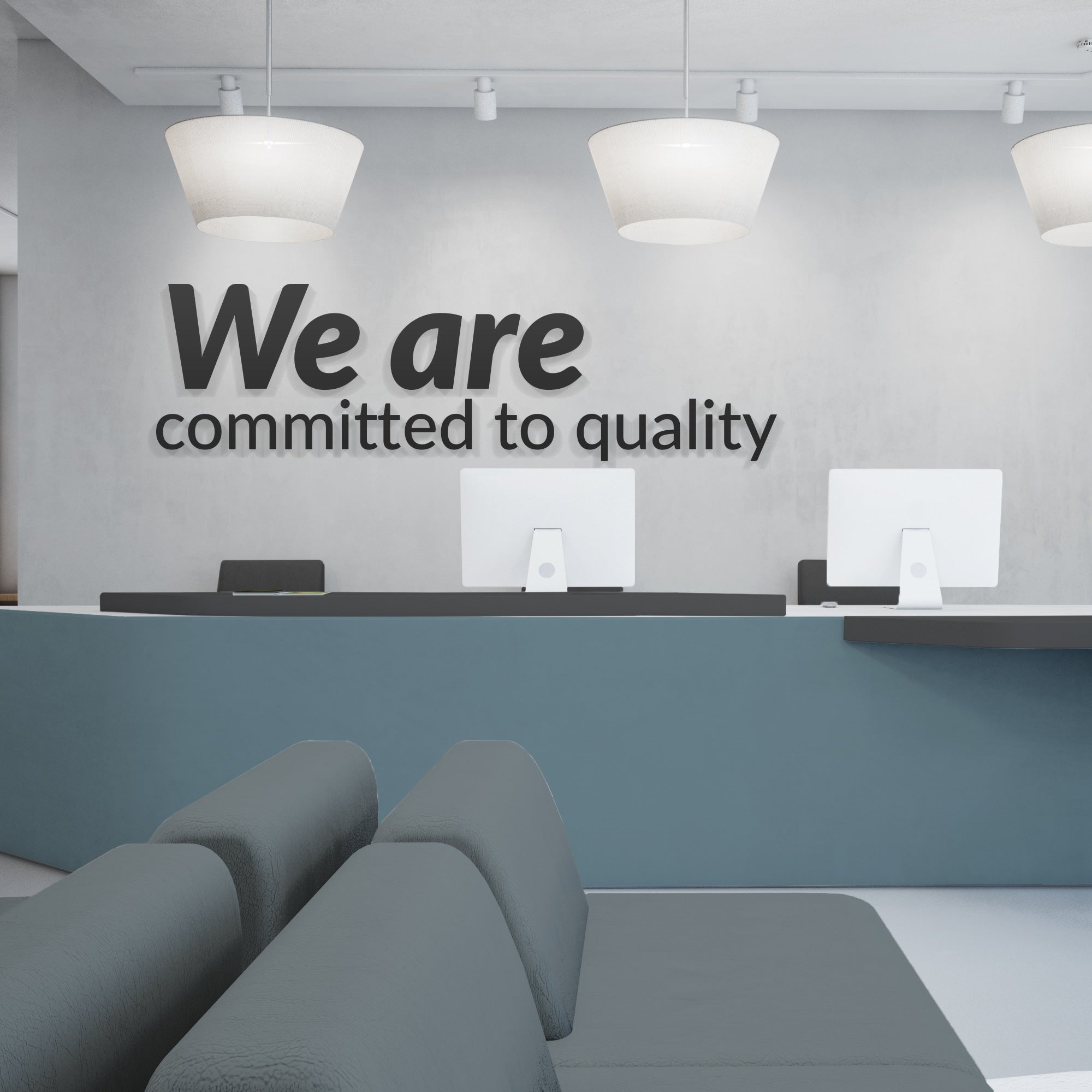 We are committed to quality 3D Office Wall Decor-1