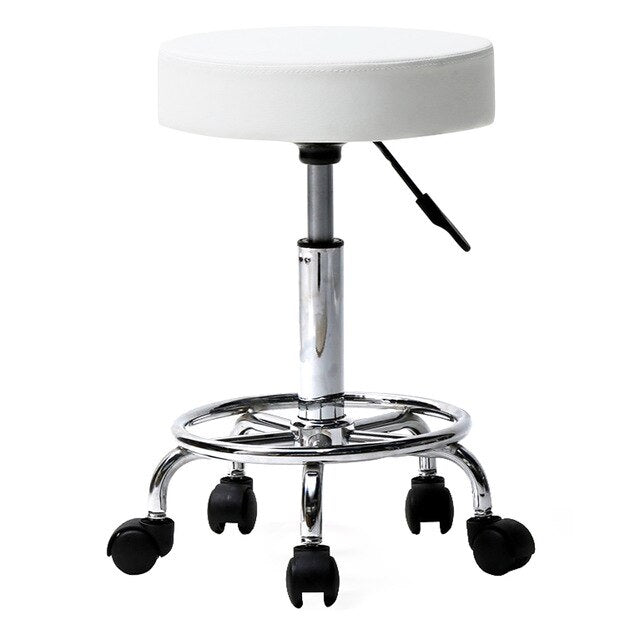 2 Colors 360 Degrees  Adjustable Round Stool Ha Ha Feet Rotation Bar Stool-2