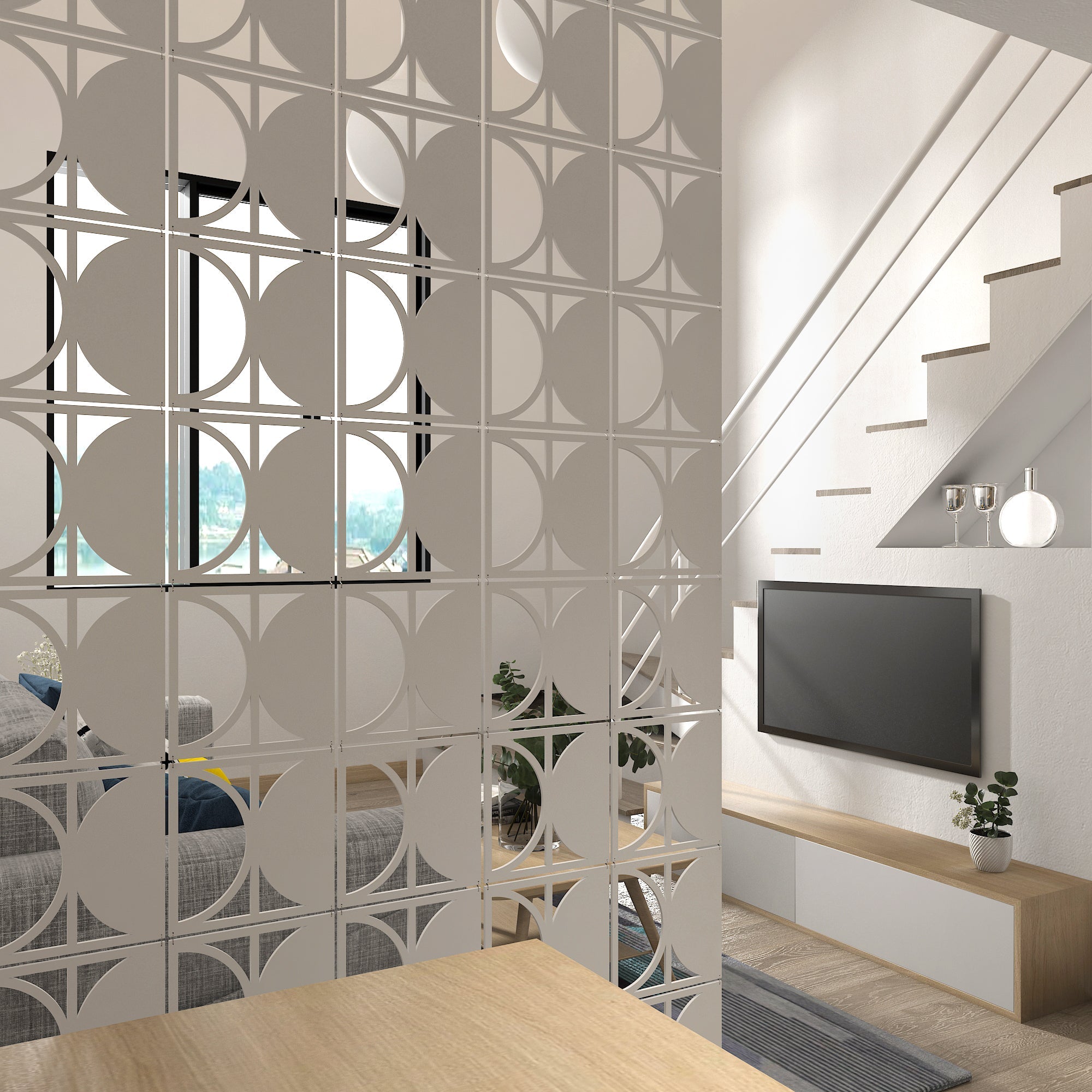 Ovar Suspended Room Divider-1