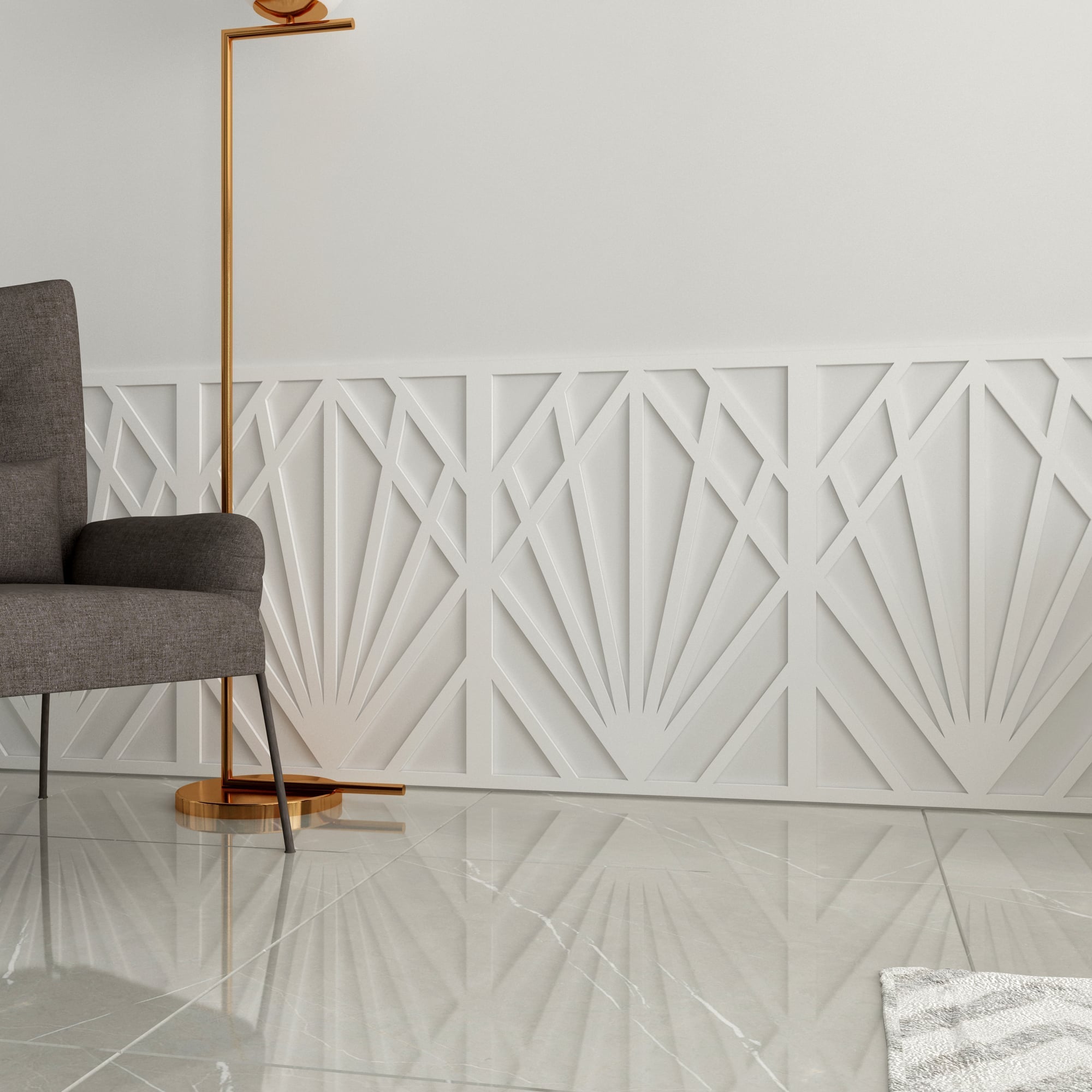 Elegant Art Deco Wall Panels-1