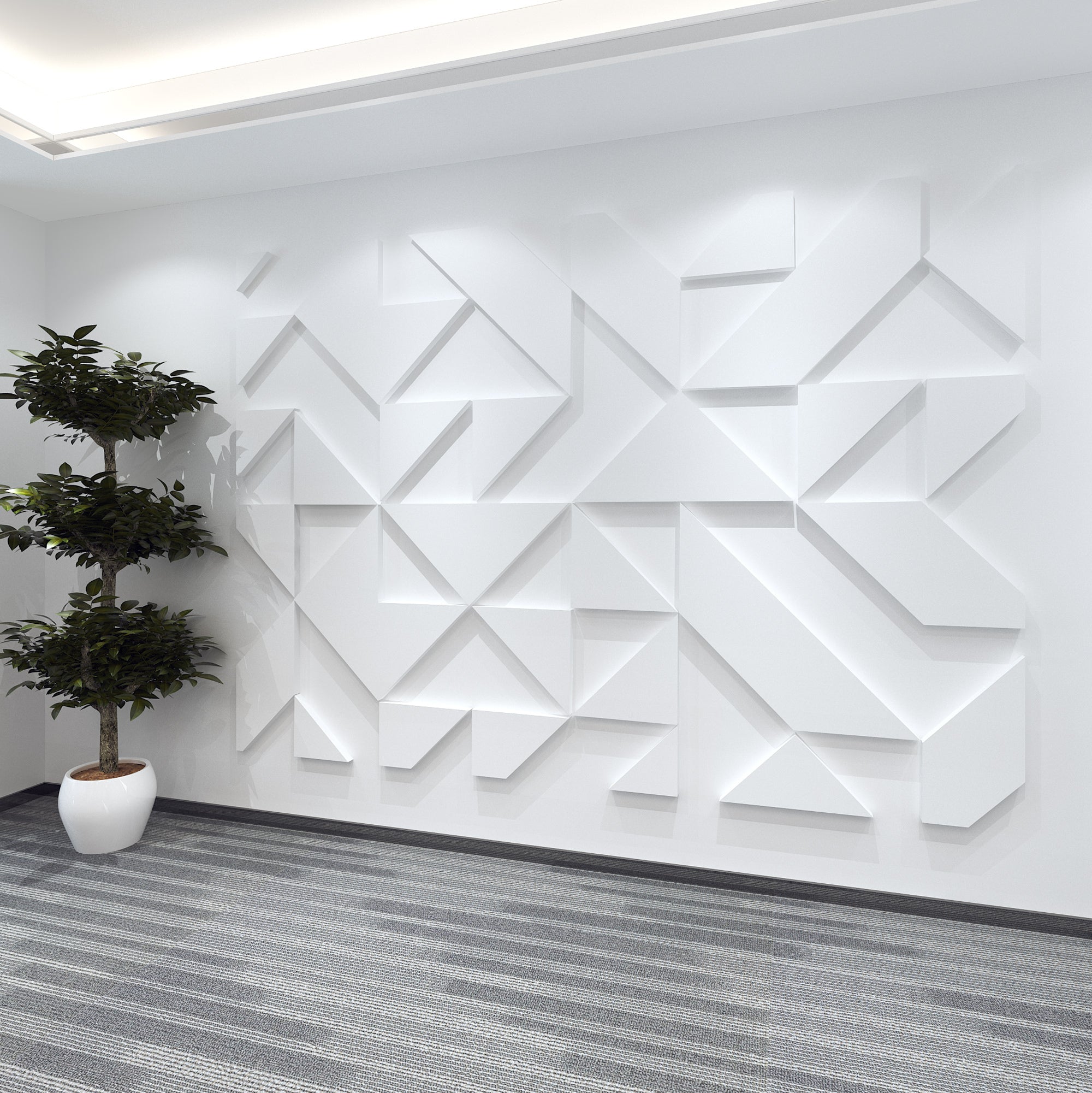 Geometric Wall 3D-1