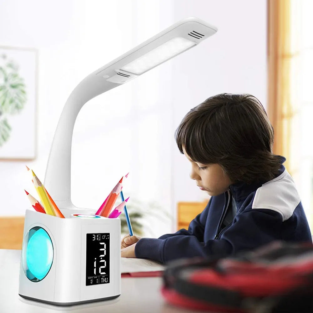 Vibe Geeks Multifunctional LED Dimmable Desk Lamp with Charging Port- USB Powered-2