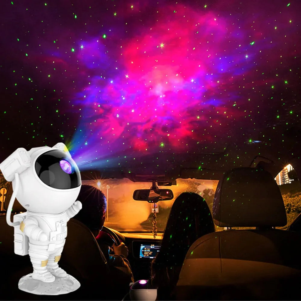 Vibe Geeks USB Plugged-in Astronaut Galaxy Starry Sky Light Projector-3