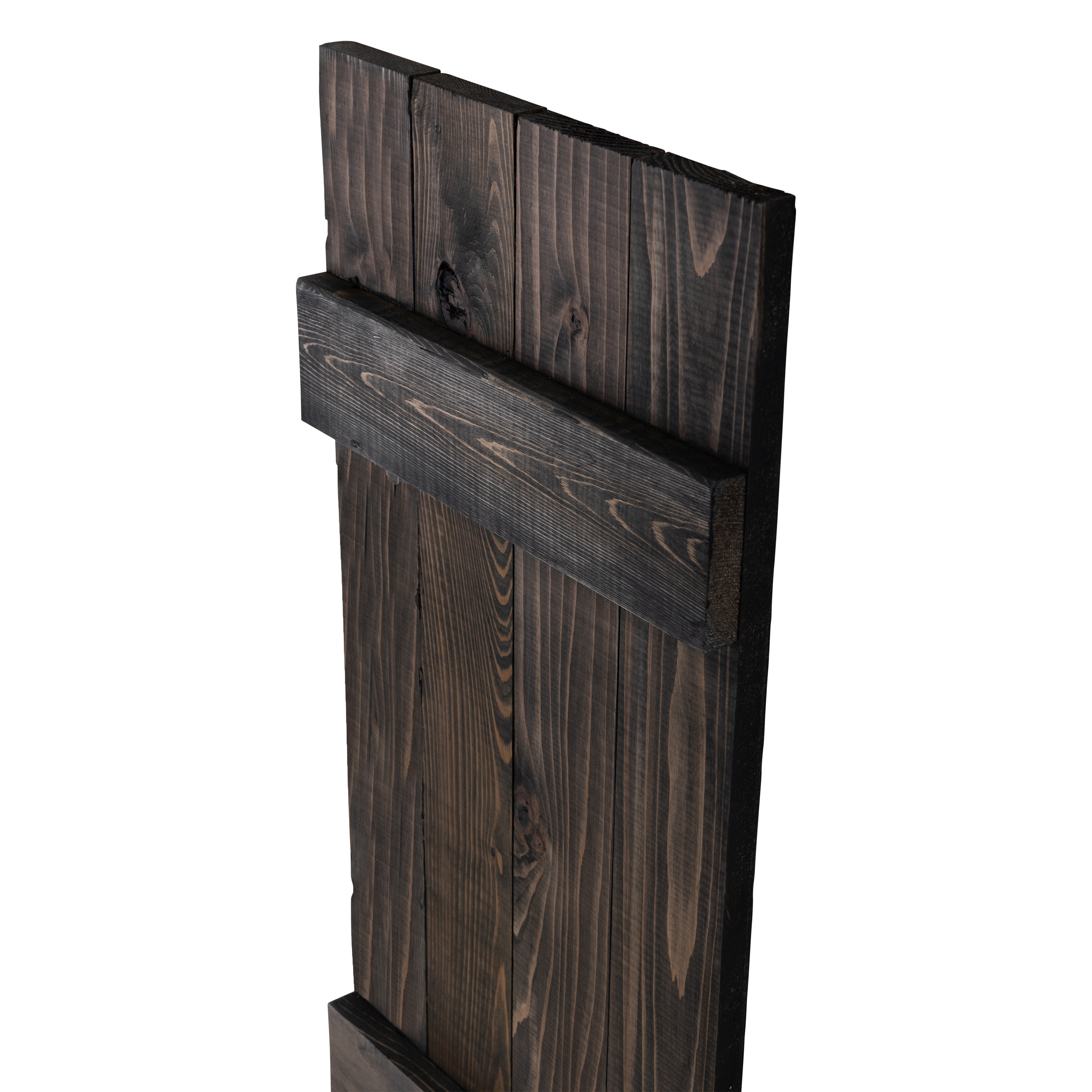 Traditional Board & Batten Exterior Wood Shutters - Cedar - Set of 2