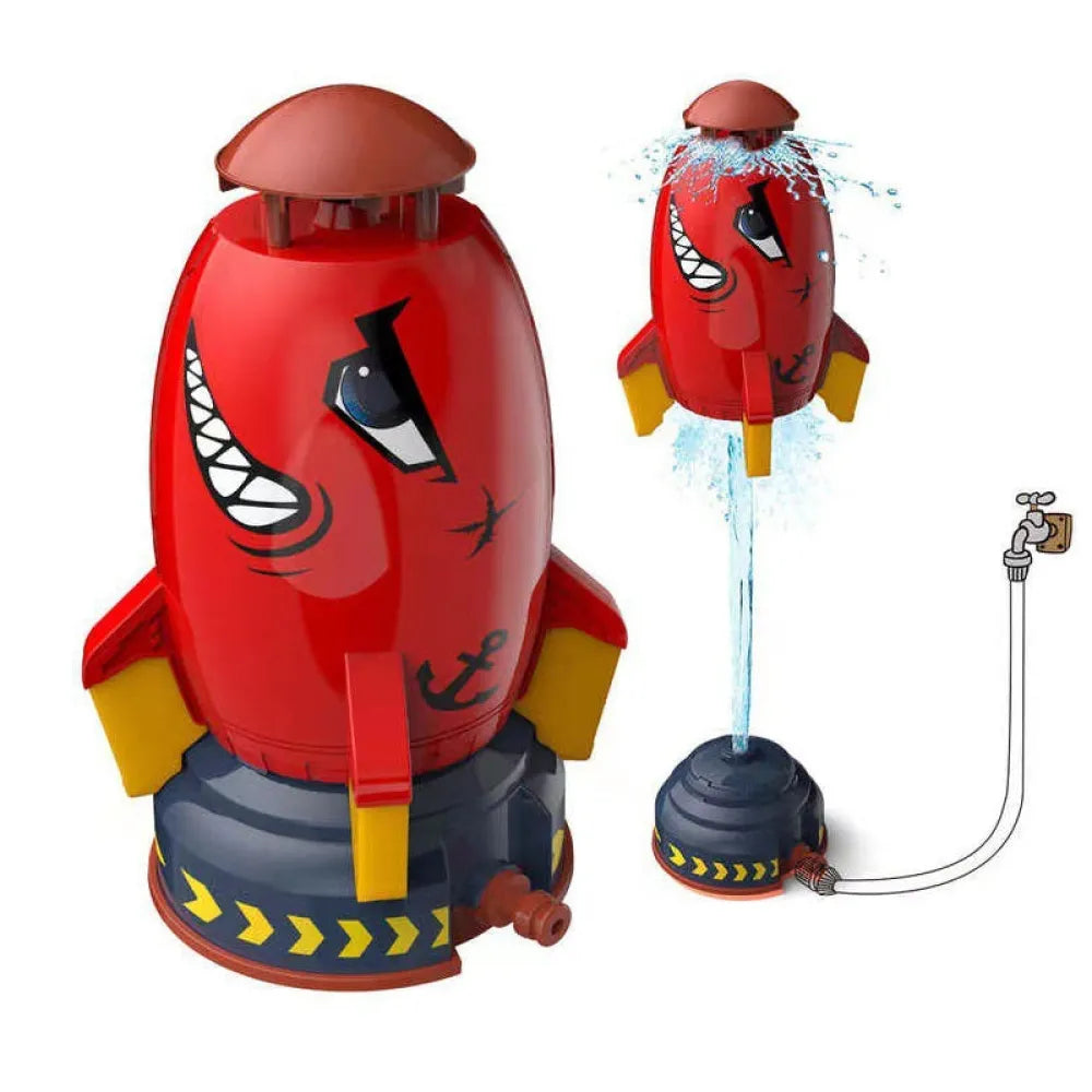 Vibe Geeks Outdoor Rocket Water Pressure Launcher Interactive Water Toy Sprayer-5