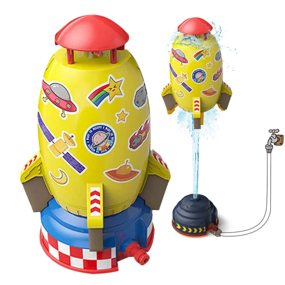 Vibe Geeks Outdoor Rocket Water Pressure Launcher Interactive Water Toy Sprayer-2