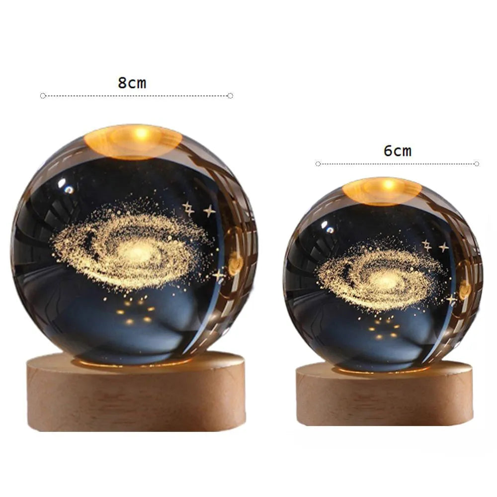 Vibe Geeks Crystal Ball Lamp with Wooden Base for Beside Table USB-Rechargeable-1