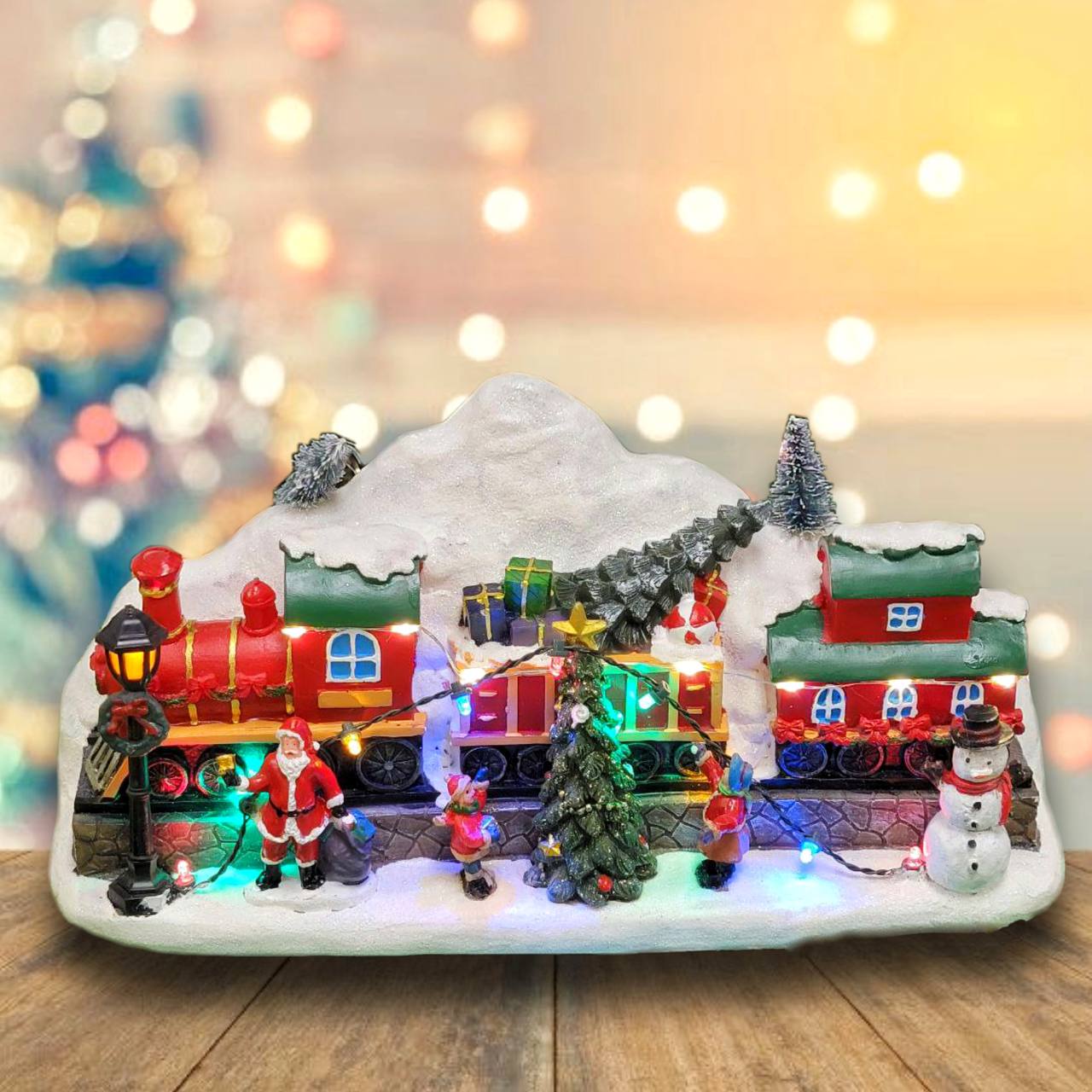 Christmas Train Decoration. Christmas Village F07M3-11-FQ24006-1